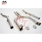 Exhaust Pipe Downpipe MERTOP Performance Exhaust Downpipe For Be*z W205 AMG C63 Middle - X Pipe 2015-2016