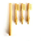 Bamboo Bamboo Toothbrush Wholesale Reusable Biodegradable Organic Charcoal Bamboo Tooth Brush With Detachable Head