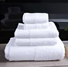 Wholesale Custom Logo 100% Cotton Luxury Hotel Plain Towel, Face Cloth Hand Towels Bath Towel Set