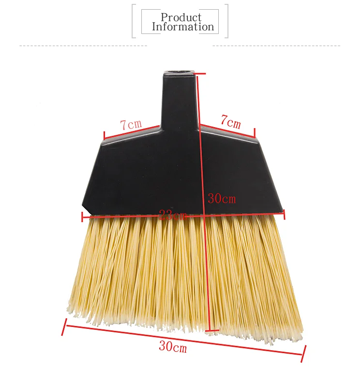 Wholesale Heavy Duty Cleaning Floor Soft Broom Long Handle Push Plastic Home Broom