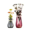Popular hot selling wholesale Blue Bud Vase Types Of Glass Flower Vase