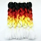 Wholesale Price Jumbo Expression Braided Hair Custom Private Label Synthetic Jumbo Braiding Hair Extensions of Box Braids