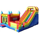 Dual Bounce Castle Slide Combo Inflatable