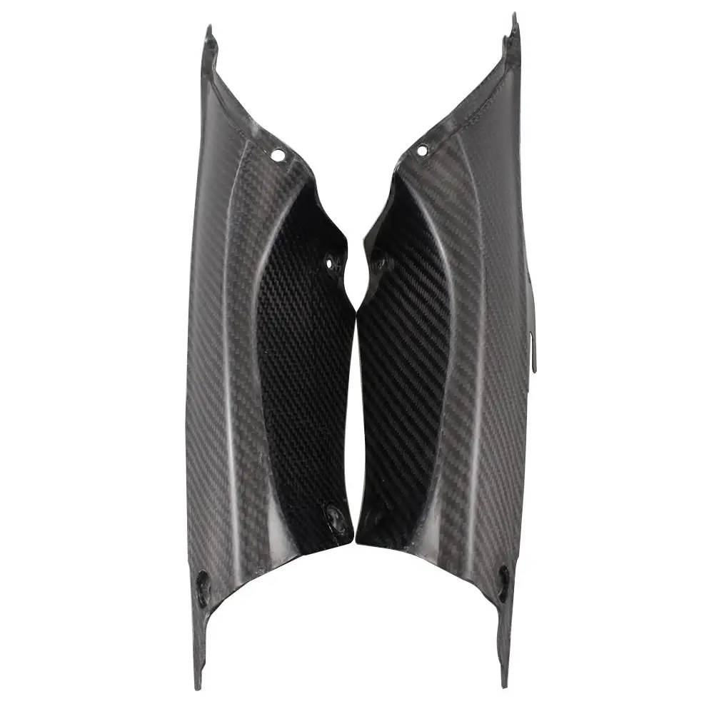Motorcycle Carbon Fiber Black Fairing Air Duct Tube Cover UV Coating Fit For Honda CBR1000RR CBR 1000 RR CBR1000 RR 2012-2015