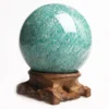 Natural Green Quartz Ball Custom-made Amazon Stone Crystal Ball/Spheres for decoration