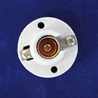 Porcelain Base E12 Lampholder Porcelain E12 Porcelain Lampholder CE Porcelain Screw E12 Socket Base