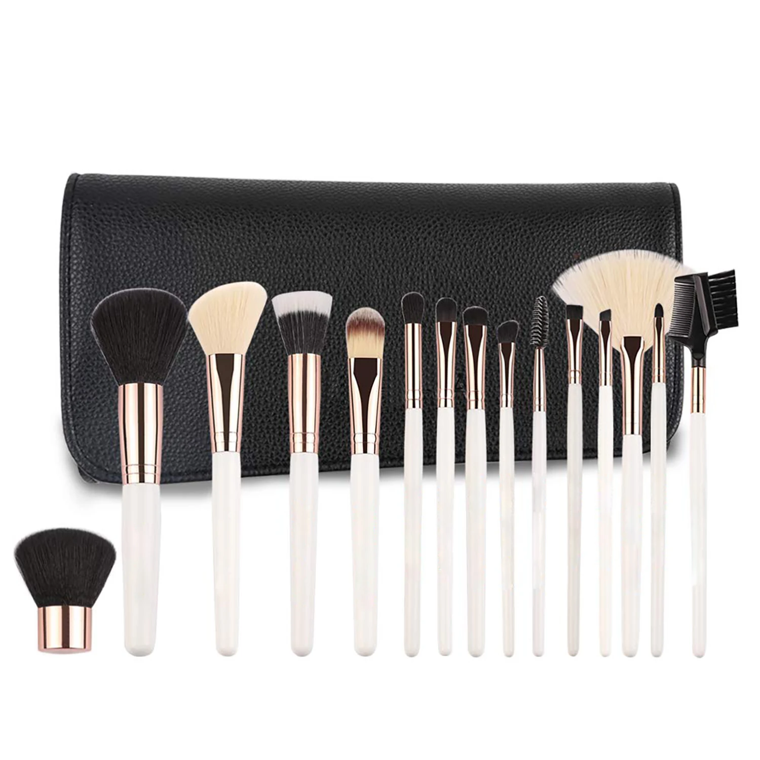 makeup brushes set 15pc rose gold make up brush set premium