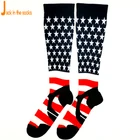 Breathable Socks Mens Striped Great American Flag Bamboo Sports Socks for Men / Socks Bamboo