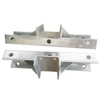 Manufacturers produce various specifications profiles steel structure iron tower heavy adjustable feet