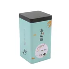 Tin Box Cookie Biscuit Rectangular Premium Rectangular Metal Tin Gift Box for Cookie Biscuit Tea
