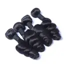 Wholesale cheap human hair weave bundles cuticle aligned original loose wave brazilian hair bundle