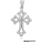 925 Sterling Silver Pendant Charms Gold Or Rhodium Plated CZ Party Or Anniversary