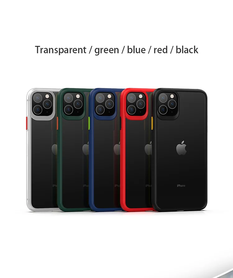 Ultra thin cover for iPhone 11 Max transparent clear PC TPU phone case for iPhone 11 pro max