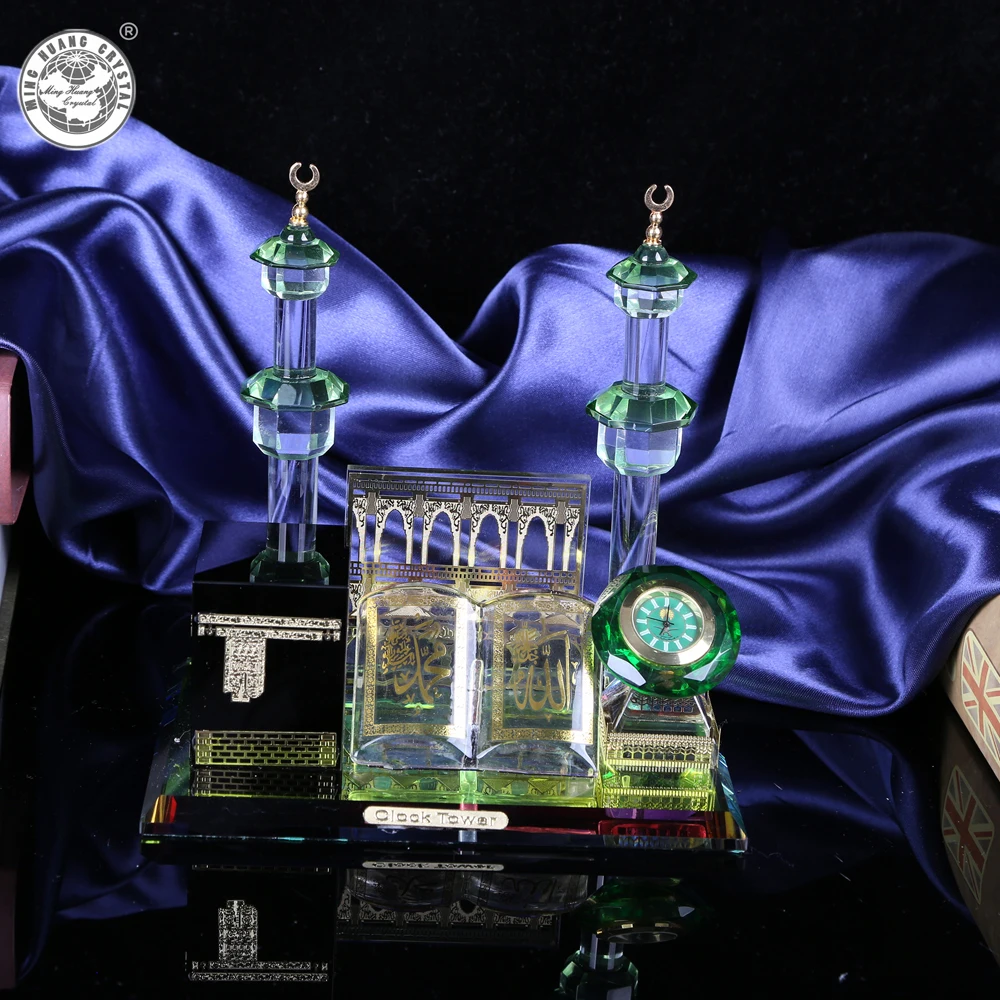 crystal cut glass kaaba mecca makkah allah ramadan islamic gift