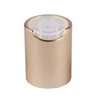 Cream packing 24 410 smooth black disc cap for plastic bottle
