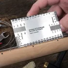 Stainless Steel Stewart Macdonald Metal Pitch Guitar Gauge Tool String Action Ruler