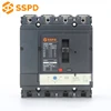 Factory Wholesale CE CCC ISO MCCB NS 63a 100a 4p rotary handle moulded case circuits breakers remote control