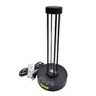 High sterilization rate 220V 60W quartz tube remote control UVC Ozone disinfection human sensor Lamp for indoor use