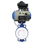 Valve Butterfly Butterfly 90 Degree Rotary Spring Return Double Acting Pneumatic Actuator Ball Valve Butterfly Valve