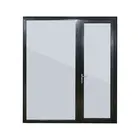 Swing Glass Door Casement 5mm-20A-5mm Tempered Glass Aluminum Door 5 Years Warranty Casement Door