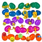 Amazon hot sales 25PCS party favors small plastic Easter surprise egg toys for kids
