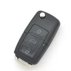 Plastic Metal Flip Keyblade Universal Remote Car Auto Smart Key Black Line High Sensitivity Long Distance