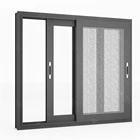Modern aluminium windows iron window grill design / steel glass sliding window grill design