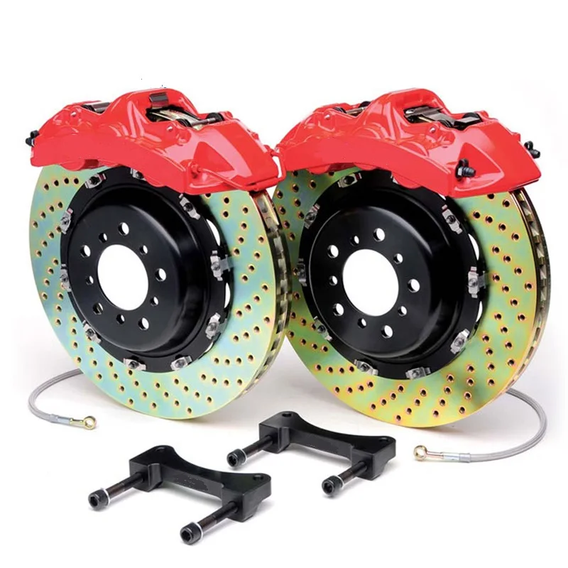 Jekit Pots Brake Caliper Mm Drilled Brake Disc Kit For Nissan