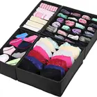 Simple Houseware Closet Underwear Organizer Drawer Divide,Underwear Sock Tie Drawer Closet Organizer Storage Box