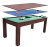 6ft multifunction billiard dining pool table and ping pong table 3 in 1