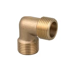 Brass Plated Gold Malleable Iron Pipe Fittings Brass Plated Gold Color Coating Bronze Brass Coating Decoration Fittings