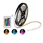 Dream Color 5m/roll 10mm width with Remote control Waterproof SMD 5050 RGB LED Flexible Strip light