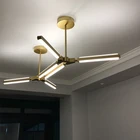 luxury gold led pendant lamp light chandelier