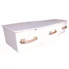Cheap steel casket spain coffin solid cherry