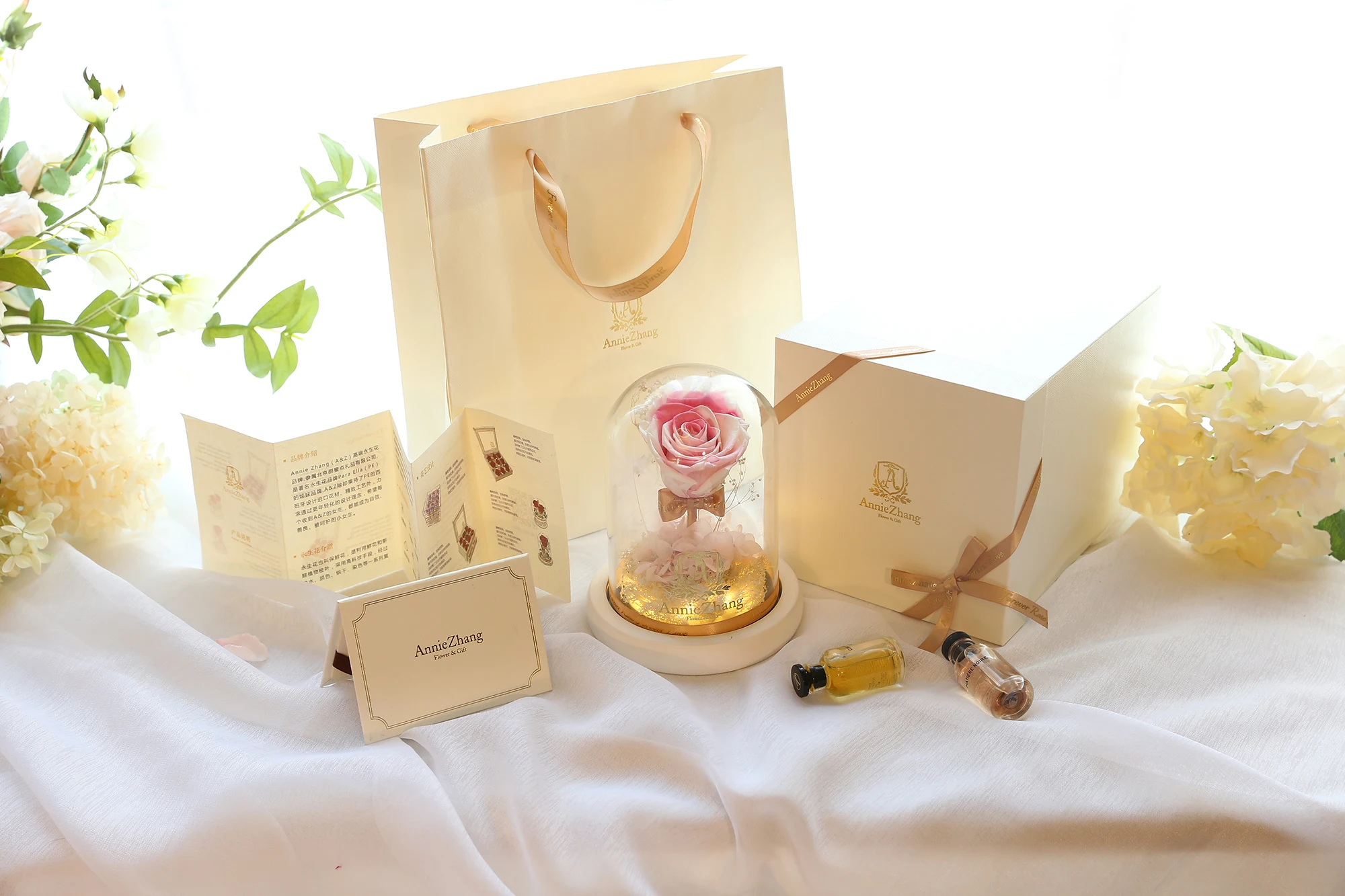 annie zhang preserved rose fresh cut flowers everlasting