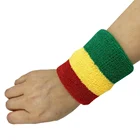 cheap wholesale terry cotton plain blank custom wrist sweat band