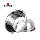 30CM wholesale stainless steel Kitchen Metal Serving Bowl Salad Soup Rice Noodle Bowl large mixing bowls large
