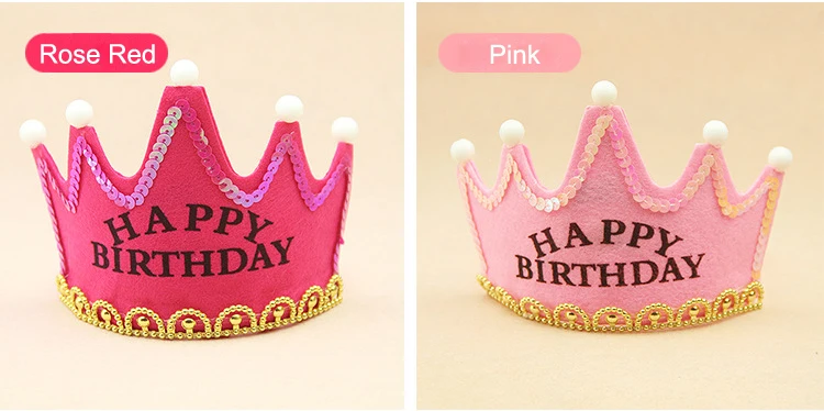 birthday party supplies custom logo happy birthday led king