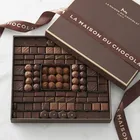 Chocolate Packaging Gift Boxes With Divider Customized Empty Chocolate Boxes