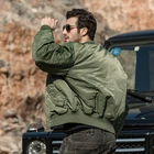 SAENSHING Winter warm tactics fleece baseball bomber leather jacket