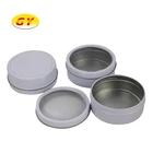 Round Candy White Case Packaging For Food Cookies Metal Good Boxes With Window