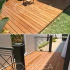 Wpc Outdoor Flooring Wood Outdoor Floor Foshan Rucca WPC Outdoor Decking Tiles Swimming Pool Wood Plastic Composite Waterproof Flooring 140*25mm China Suppliers
