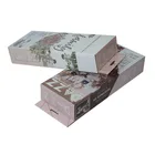 High Quality Hanging Custom Logo White Paper Holographic Packing Hot Sale Glossy Laminated Pink Corrugated Box