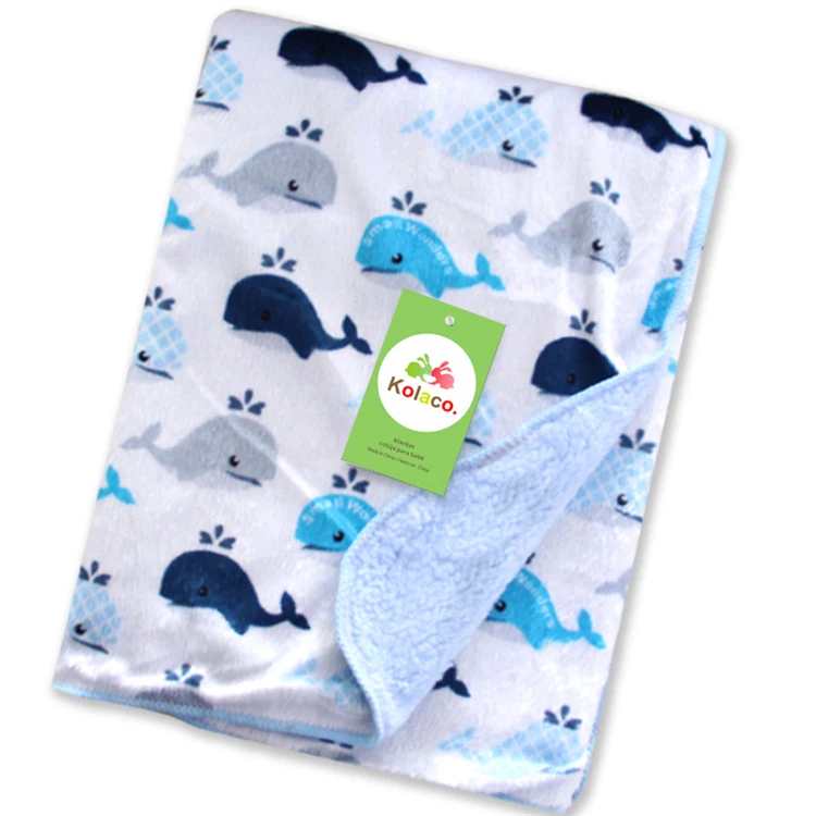 China Delivery Skin-Friendly Cotton Short Plush Baby Blanket