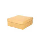 15 Years Factory High Quality golden square paper gift packaging box