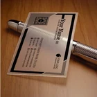 Business Card Printing Customized High Quality PVC Transparent VIP