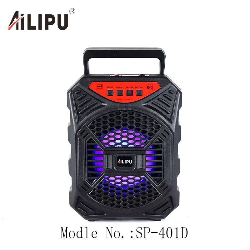 Ailipu competitive quality new product 4inch portable speaker mini blue-tooth speaker hot sale radio with FM radio