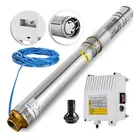 Industry submersible deep well pump with automatically flow electronic switch