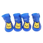 Pet Shoes High Quality Lovely Pet Dog Shoes Puppy Candy Color Rubber Boots Waterproof Rain