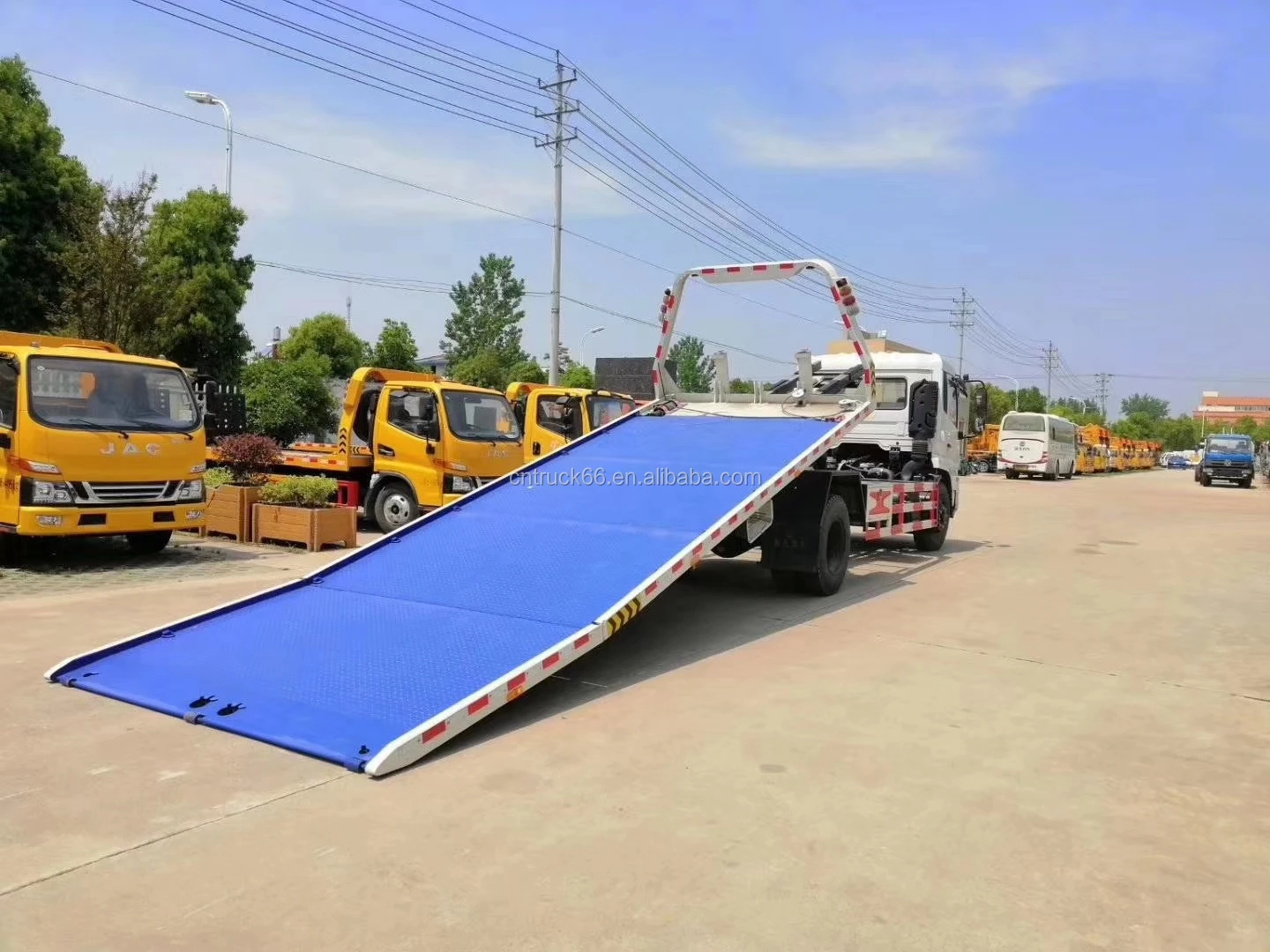 Dongfeng tianjin 10ton flatbed wrecker truck and 10 ton wrecker towing truck sale